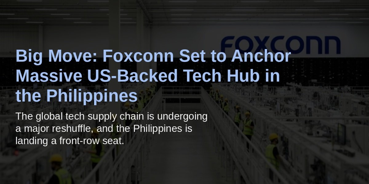 foxconn new clark city commercial real estate market news